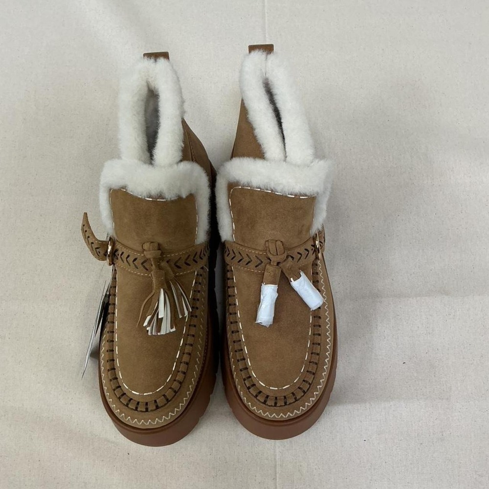 Universal Thread cozy faux fur ankle boots